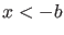 $ x<-b$