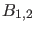 $ B_{1,2}$