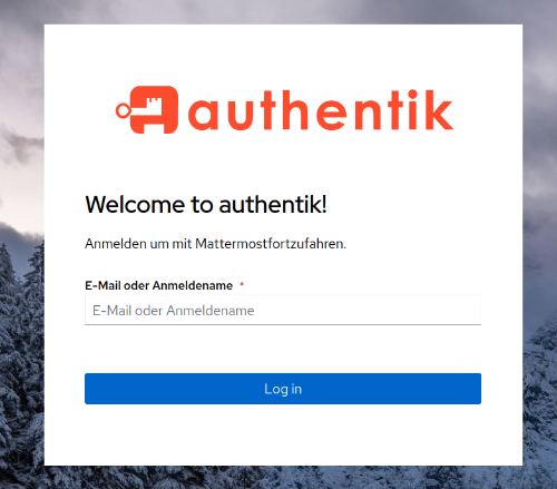 Authentik Login