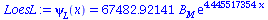 psi[L](x) = `+`(`*`(67482.92141, `*`(B[M], `*`(exp(`+`(`*`(4.445517354, `*`(x))))))))