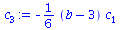 `+`(`-`(`*`(`/`(1, 6), `*`(`+`(b, `-`(3)), `*`(c[1])))))