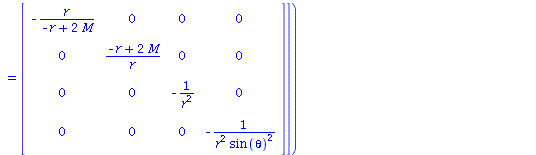 `:=`(ginv, table([index_char = [1, 1], compts = Matrix(%id = 27354792)]))