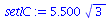 `+`(`*`(5.500, `*`(`^`(3, `/`(1, 2)))))