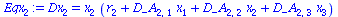 Dx[2] = `*`(x[2], `*`(`+`(r[2], `*`(D_A[2, 1], `*`(x[1])), `*`(D_A[2, 2], `*`(x[2])), `*`(D_A[2, 3], `*`(x[3])))))
